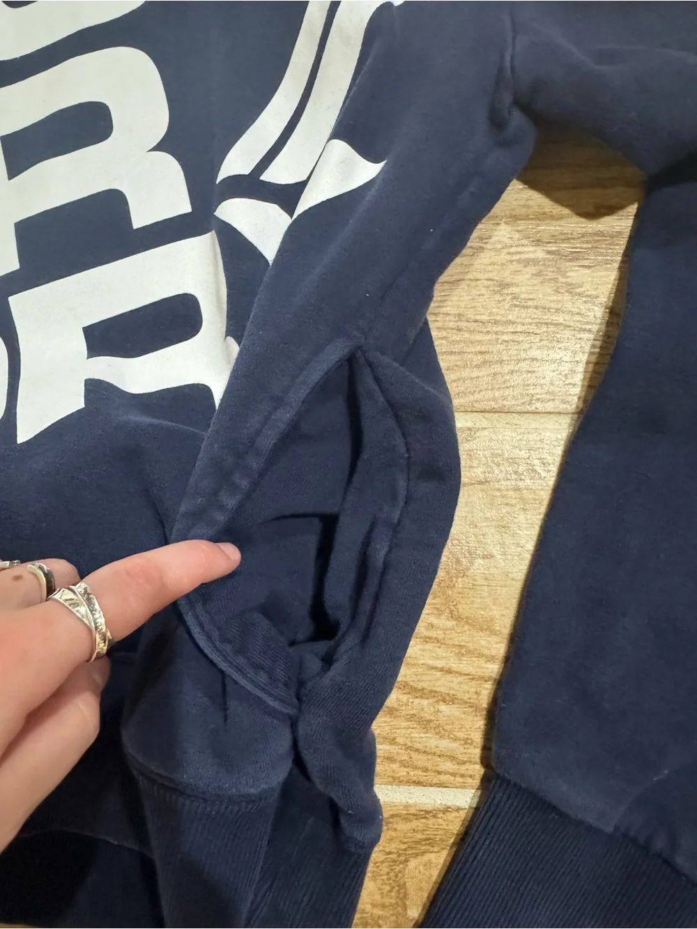Superdry navy hoodie
